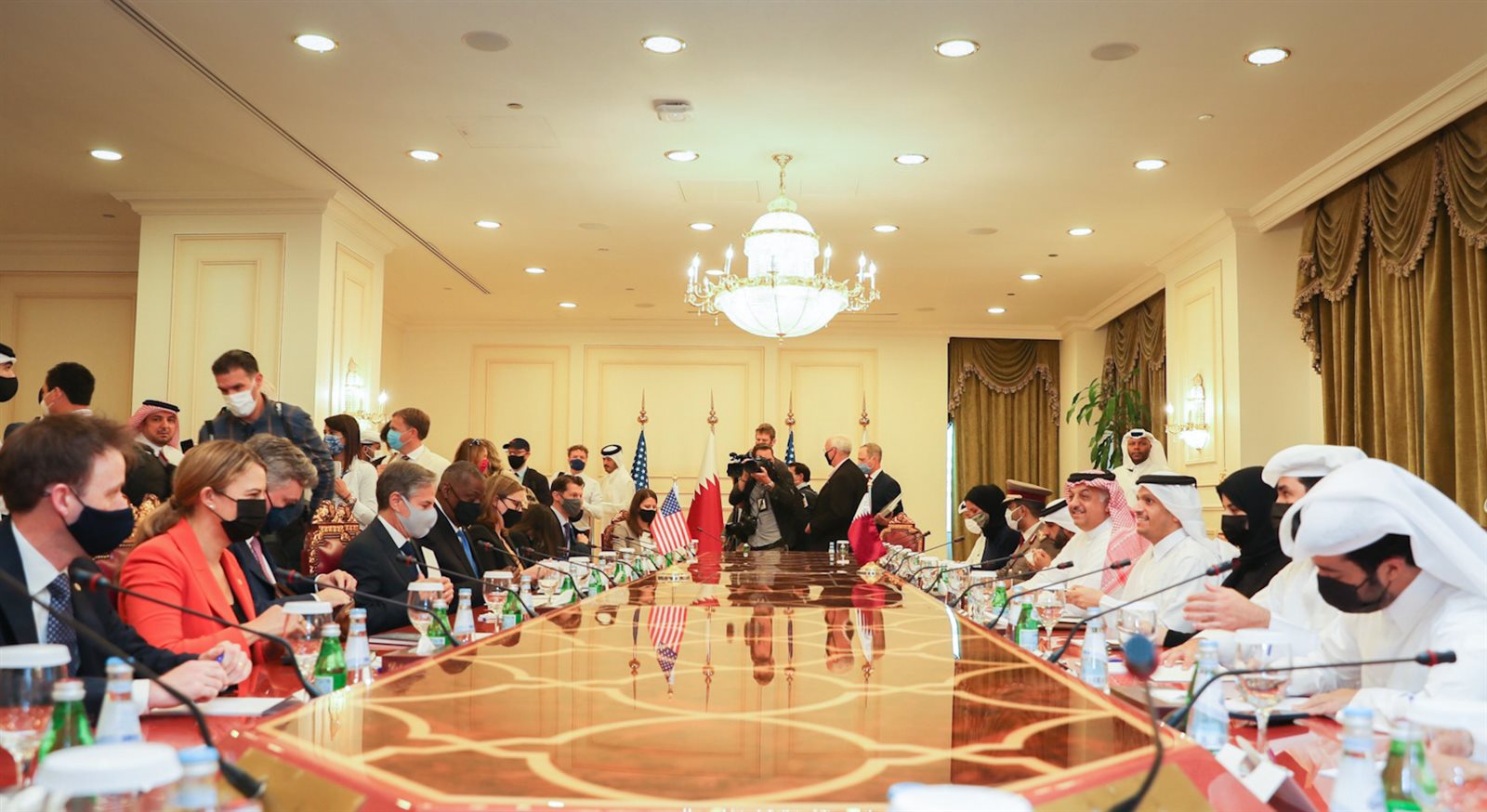 اجتماع أمريكي قطري في الدوحة