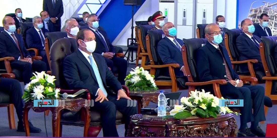 الرئيس عبد الفتاح السيسي يفتتح مجمع انتاج البنزين عالي الاوكتان (5)