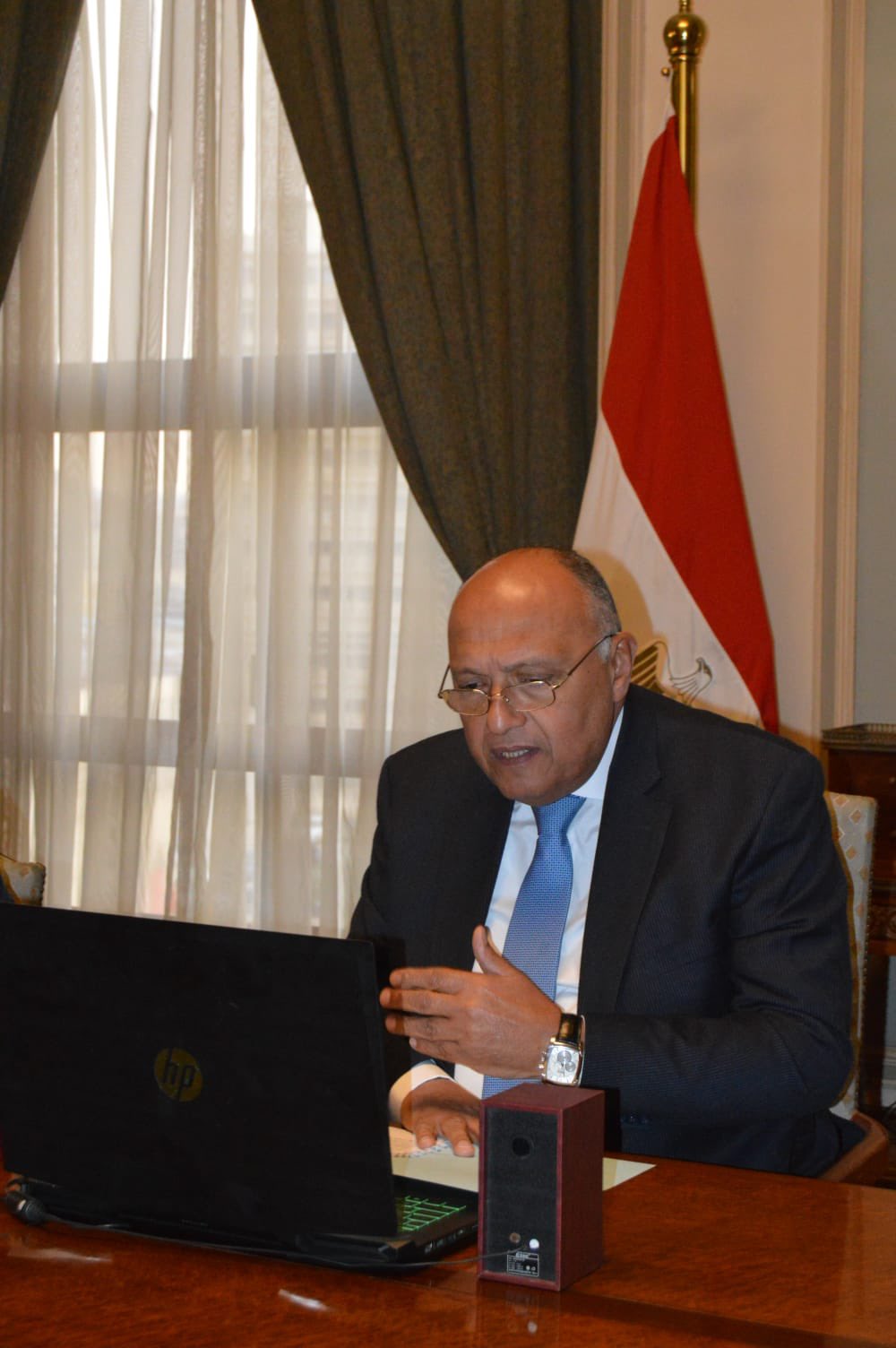 وزير الخارجية يشارك في المنتدى المصري الأمريكي 