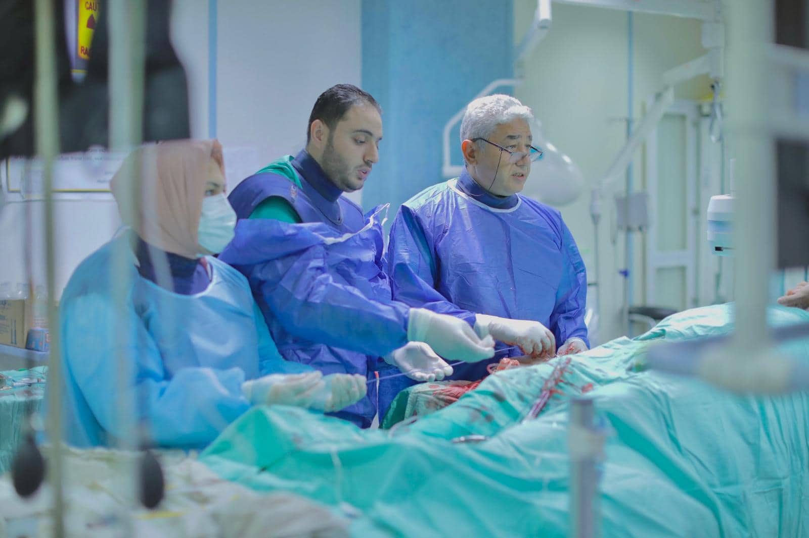 أنشطة الوفد الطبي المصري في غزة