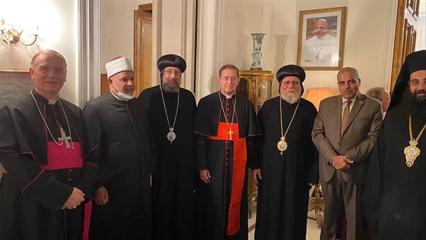 الكنيسة تشارك في استقبال رئيس لجنة الحوار بين الأديان بسفارة الفاتيكان