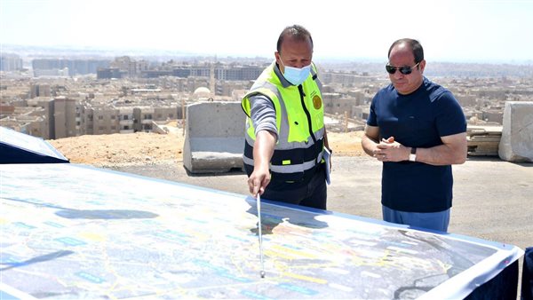 السيسي: لن يتم المساس بالمقابر والمناطق التاريخية عند تطوير طرق جنوب القاهرة
