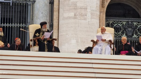 البابا تواضروس من الفاتيكان: مصر تقدست بزيارة العائلة المقدسة