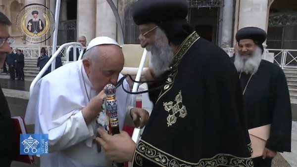 تواضروس الثاني أول بابا من كنيسة الإسكندرية يلقي كلمة في مقابلة بابوات الفاتيكان