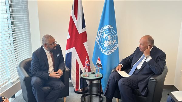 وزير الخارجية ونظيره البريطانى يبحثان التعاون الاقتصادى على هامش اجتماعات الأمم المتحدة