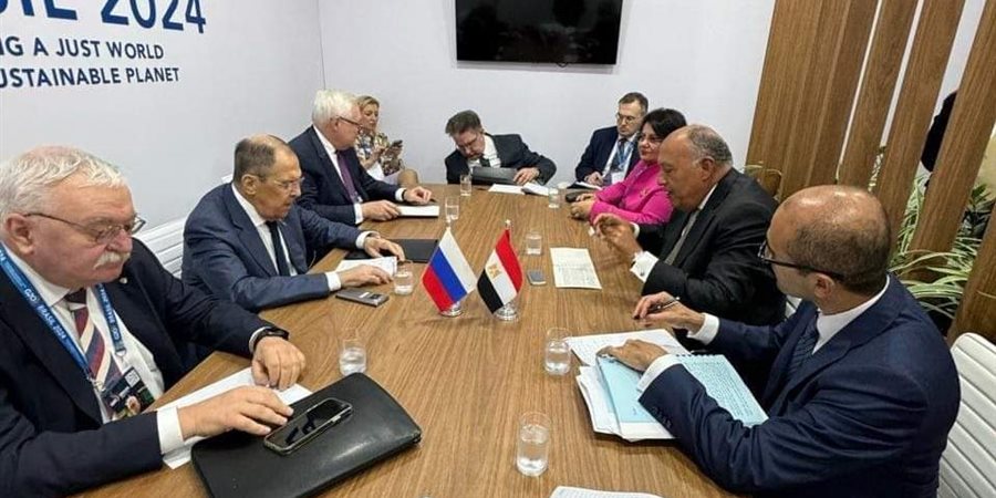 وزيرا خارجية مصر وروسيا يبحثان الأوضاع الإقليمية ومشروع محطة الضبعة النووية