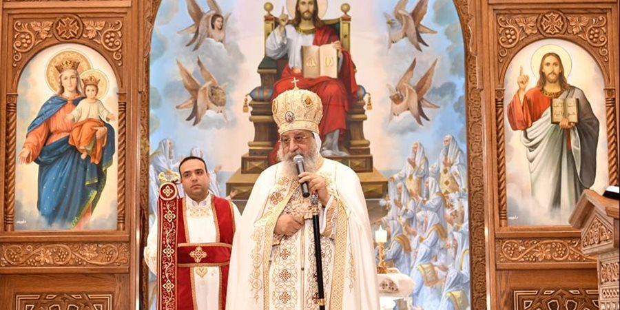 البابا تواضروس يجلس الأنبا ميخائيل أسقفًا للمعصرة